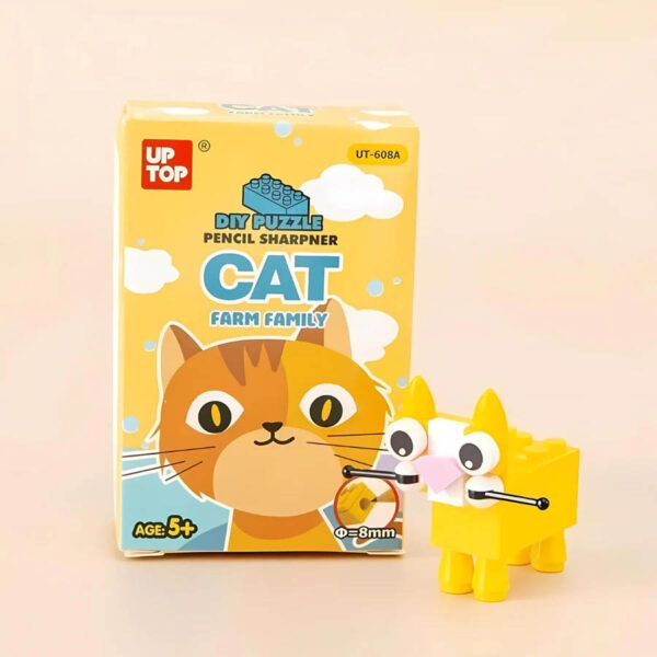 Up Top DIY Puzzle Sharpeners Cat UT-608A
