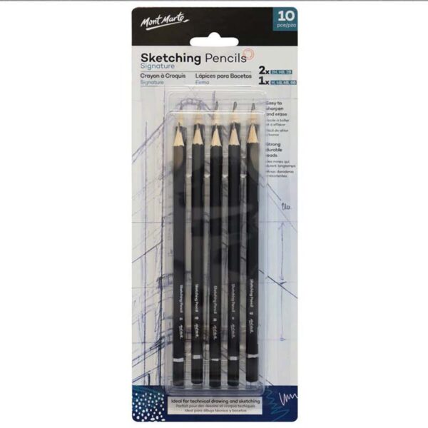 Mont Marte Sketching Pencil Set of 10