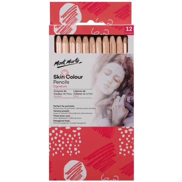 Mont Marte Skin Tone Colour Pencil Set of 12