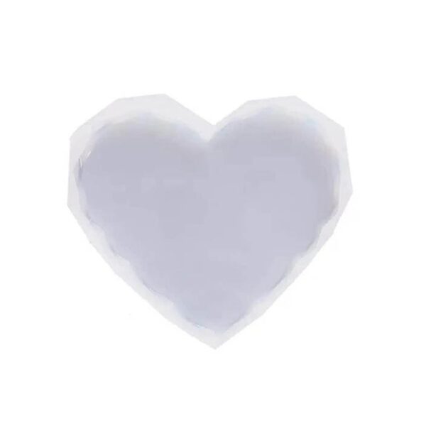Resin Heart Mould Diamond Cut Edge 3in