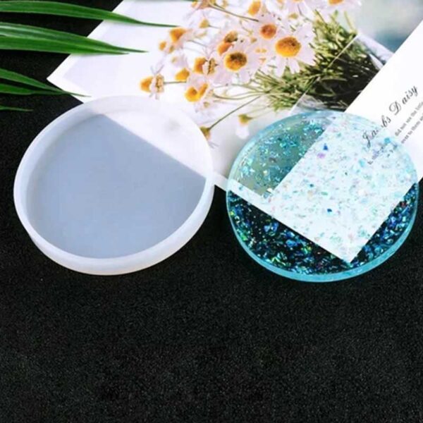 Resin Round Mould Plain 3in