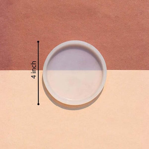 Resin Round Mould Plain 4in