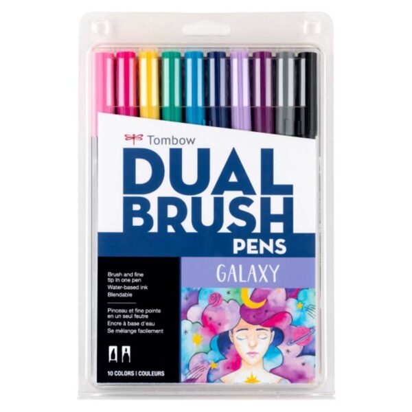 Tombow Dual Brush Pen Galaxy Set of 10
