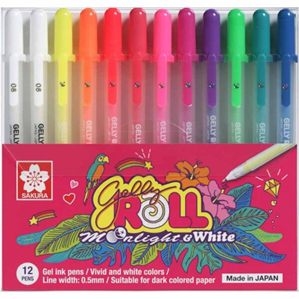 Sakura Gelly Roll Pen Moonlight Set of 12