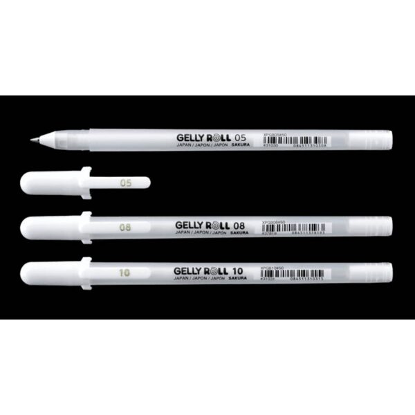 Sakura Gelly Roll Pen White Set of 3
