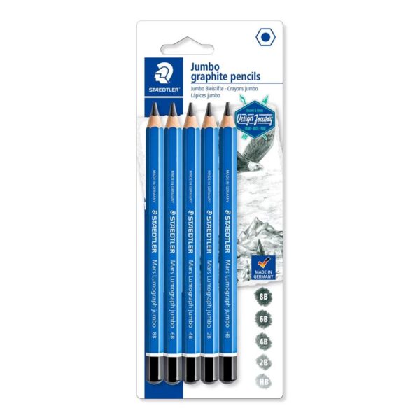 Staedtler Jumbo Graphite Pencil 5pc