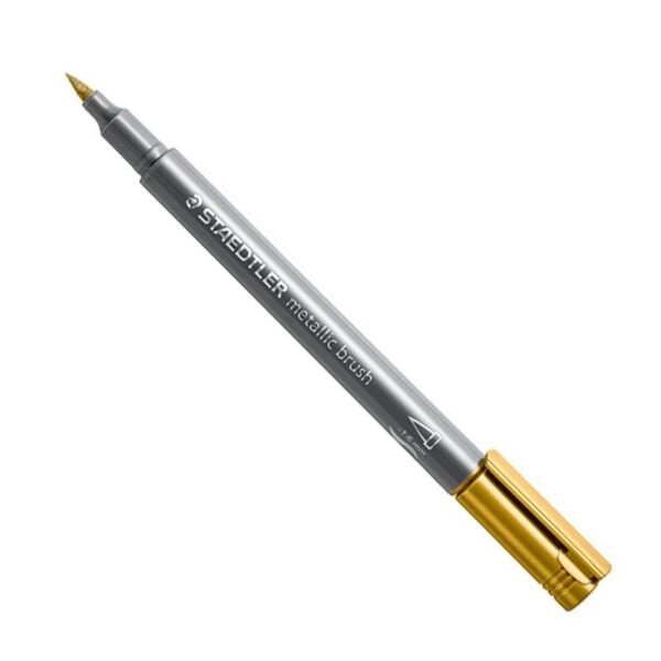 Staedtler Metallic Brush Marker Gold