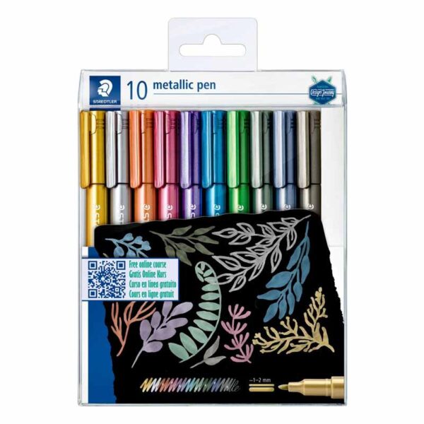 Staedtler Metallic Marker Pen Set of 10