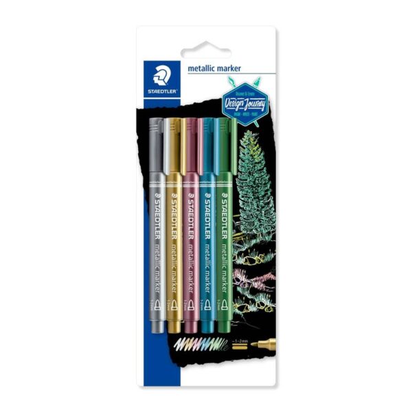 Staedtler Metallic Marker Pen Set of 5