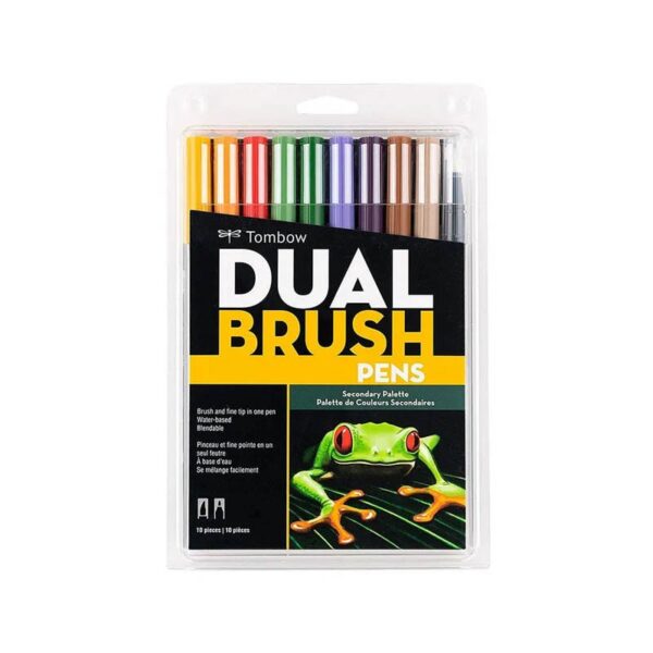Tombow Dual Brush Pen Secondary Set of 10