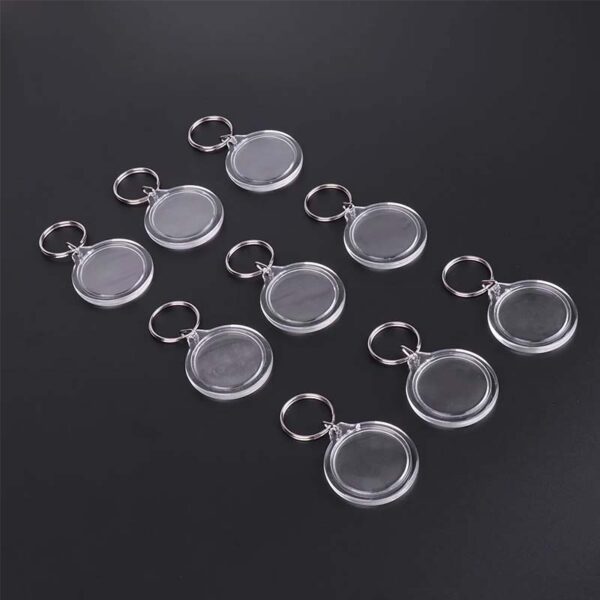 Photo-Insert-Keychain-Circle