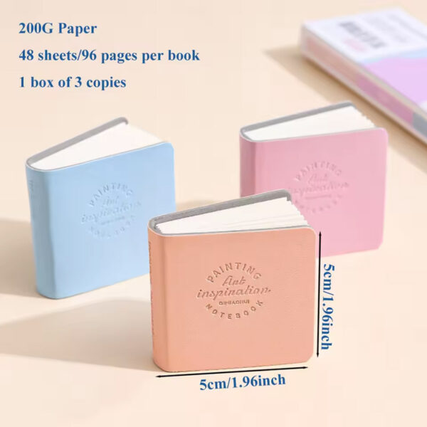 Lanquo Art Inspiration Mini Painting Book Set of 3 2" LG-24619