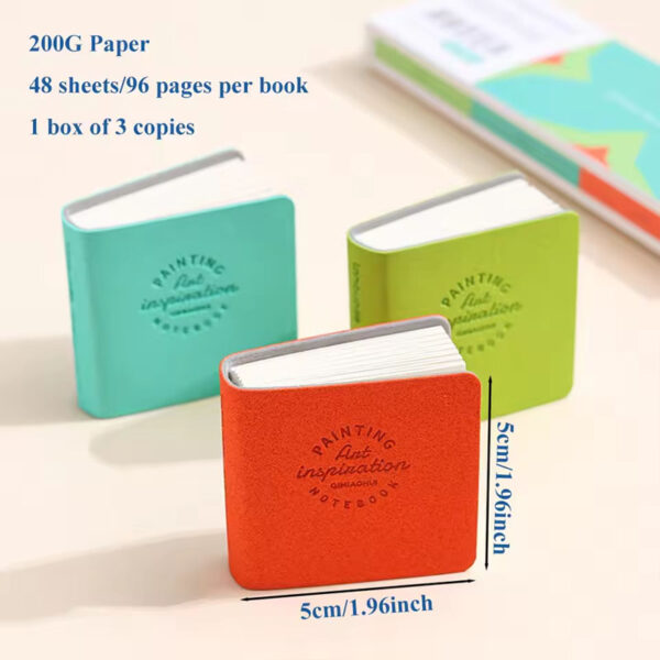 Lanquo Art Inspiration Mini Painting Book 3pc 2 LG-24621