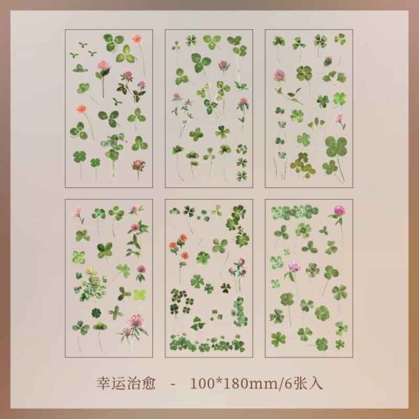 Natural Garden Series Sticker Lucky Cure ZRCS-8-02