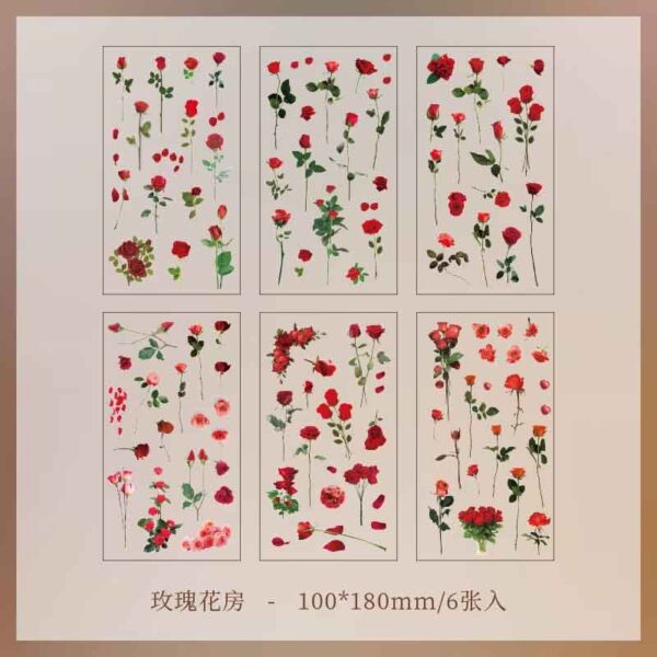 Natural Garden Series Sticker Rose Room ZRCS-8-05
