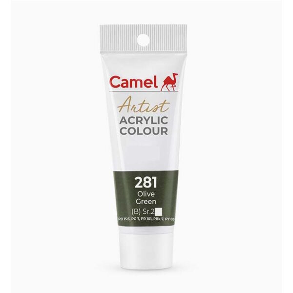 Camel Artist Acrylic Colour Olive Green