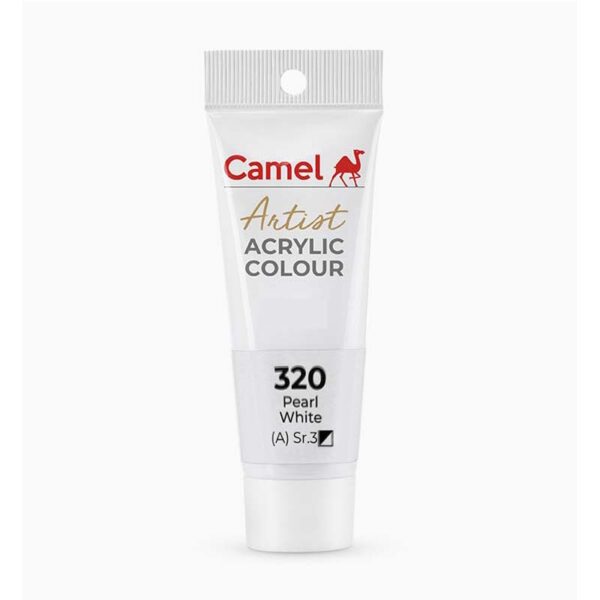 Camel Artist Acrylic Colour Pearl White
