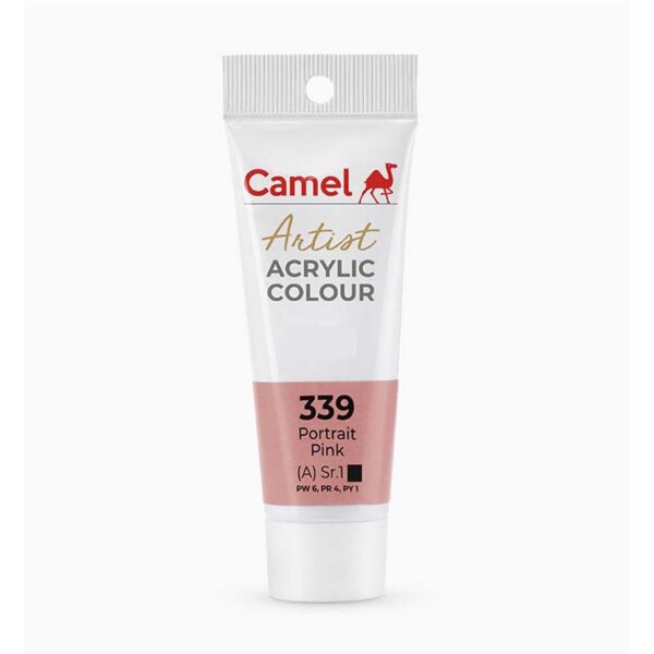 Camel Artist Acrylic Colour Portrait Pink