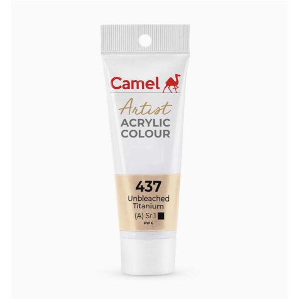 Camel Artist Acrylic Colour Unbleached Titanium
