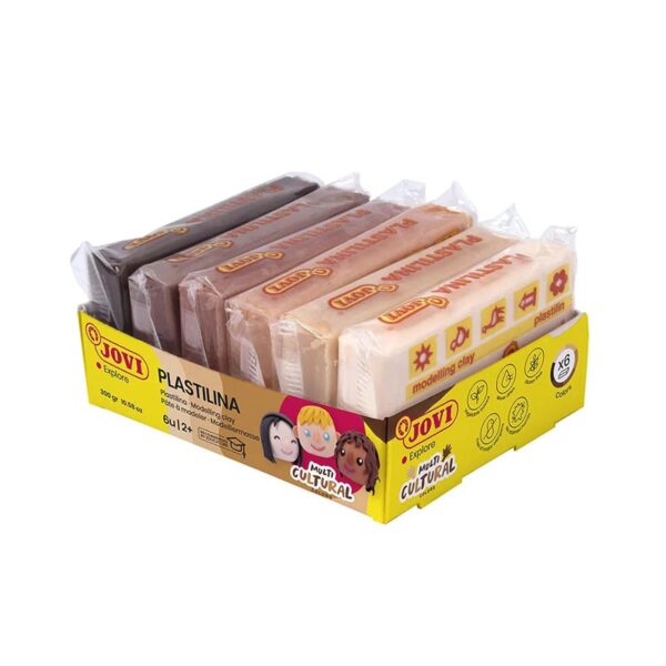 Jovi Plastilina Modelling Clay Skin Colour Set of 6