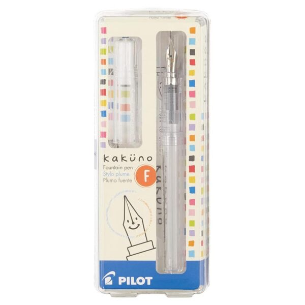 PIlot Kakuno Fountain Pen Clear Transparent Fine