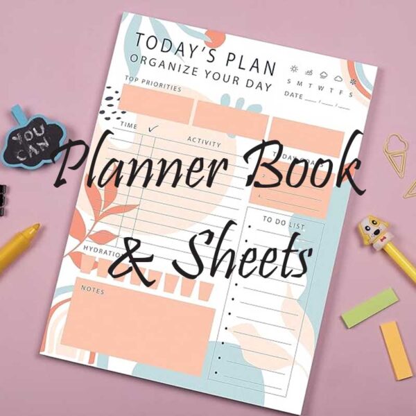 Planner Books/ Sheets