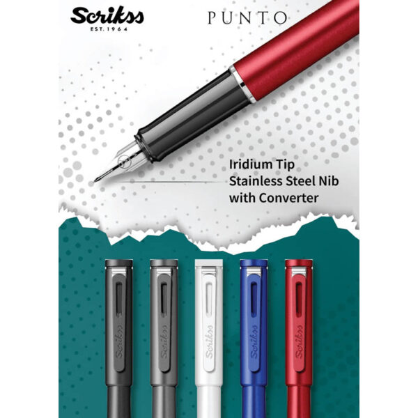 Scrikss Punto Fountain Pen Medium Nib