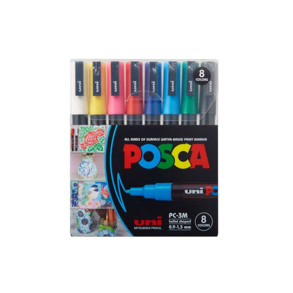 Uni Posca Marker PC-3M 8pc