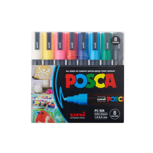 Uni Posca Marker PC-5M 8pc