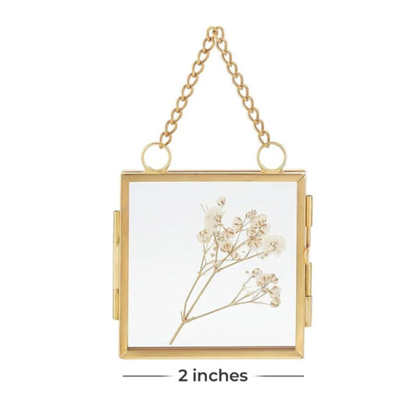 Vintage Floating Glass Frame Square 2x2