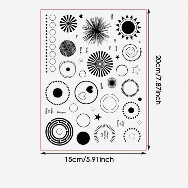 Clear Rubber Stamps HHYZ-D10-06