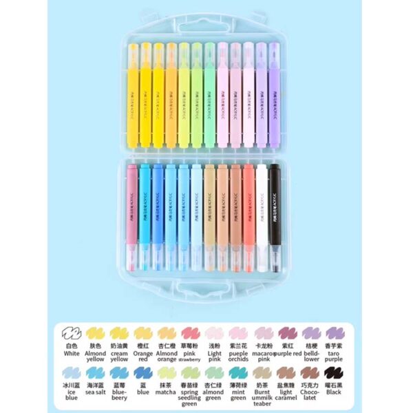 Giorgione Bullet Tip Acrylic Marker Set 24