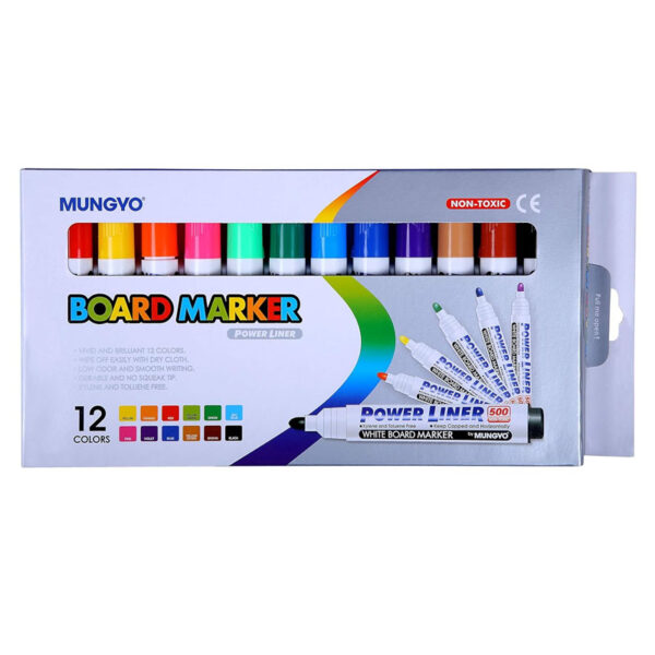 Mungyo Powerliner White Board Marker Set of 12