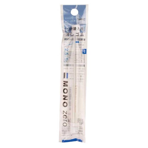 Tombow Mono Zero Eraser Rectangle 2.5mm Refill 2pc