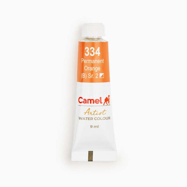 Camel Artist Water Colour 9ml Permanent Orange