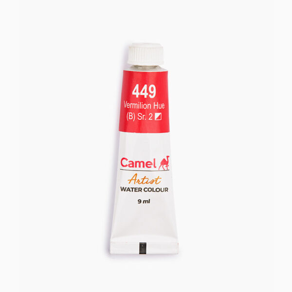 Camel Artist Water Colour 9ml Vermilion Hue