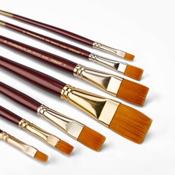 Camel Synthetic Gold Series Flat Brush Sr.67