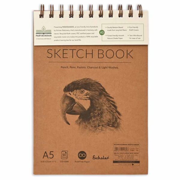 Scholar Paryavaran Sketch Book A5 150gsm