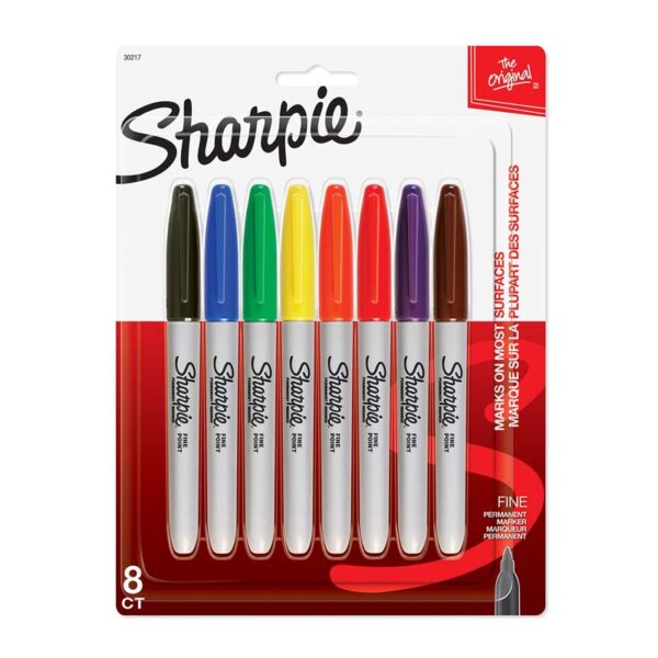 Sharpie Fine Marker Assorted Set of 8 (30217)