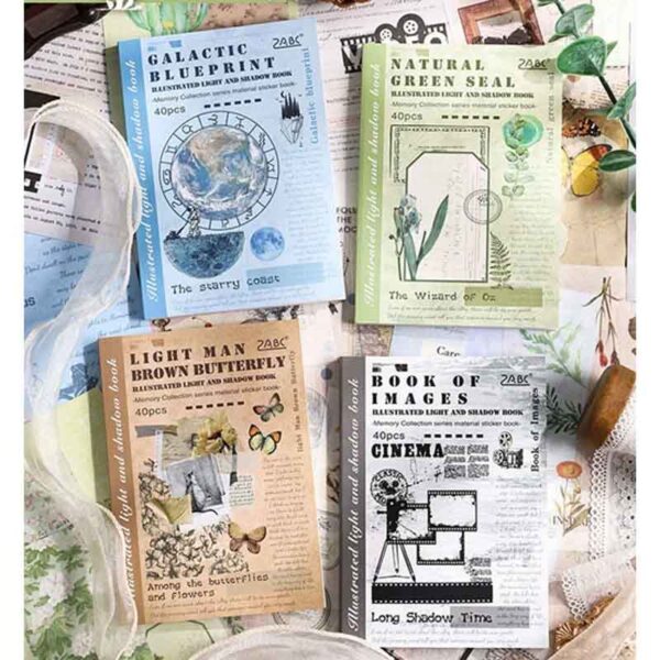 ZABC Light and Shadow Series Sticker Book TJGYB-4