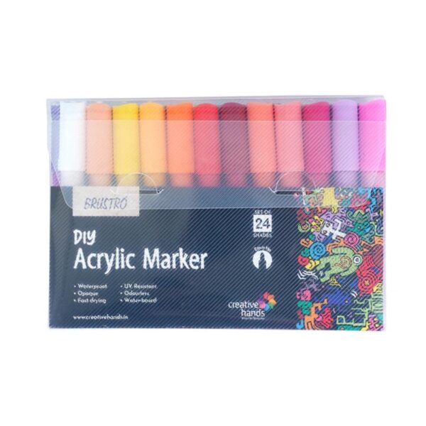 Brustro Acrylic Marker 2.0mm Set of 24