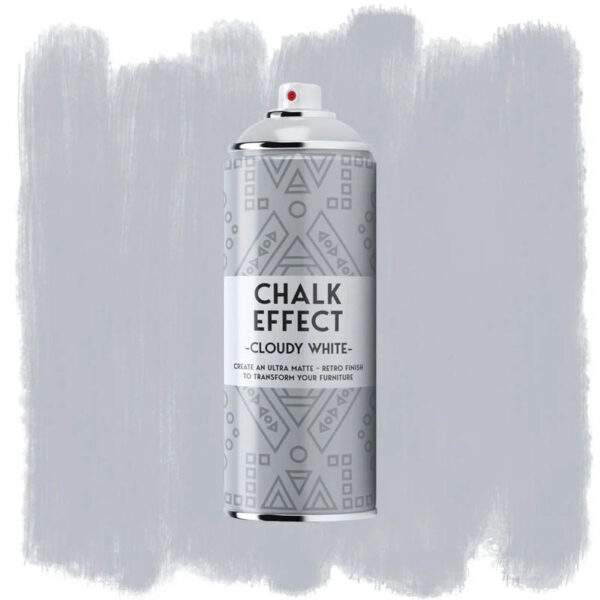 Cosmos Chalk Effect Spray Paint Cloudy White