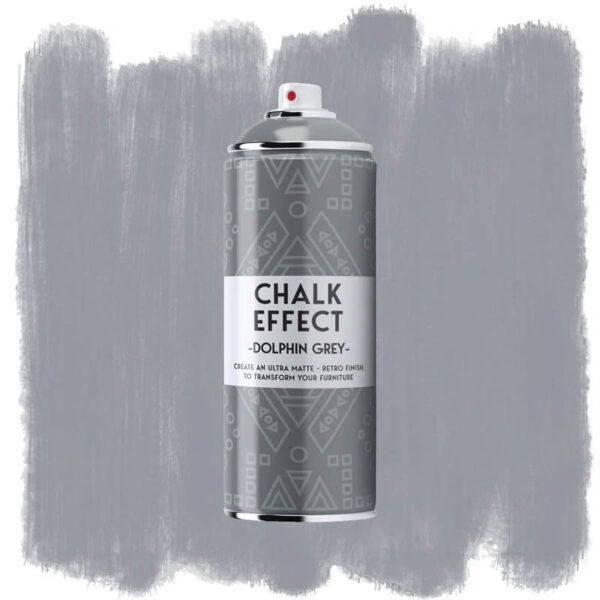 Cosmos Chalk Effect Spray Paint Dolphin Grey