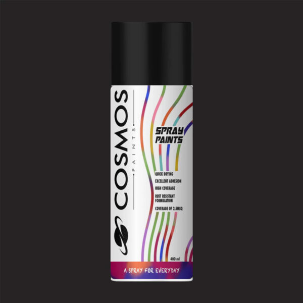 Cosmos Spray Paint 400ml Gloss Black 39