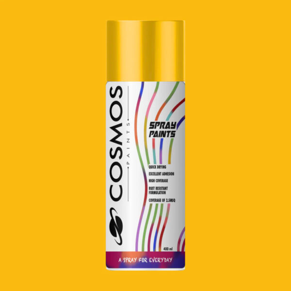 Cosmos Spray Paint 400ml Medium Yellow 25