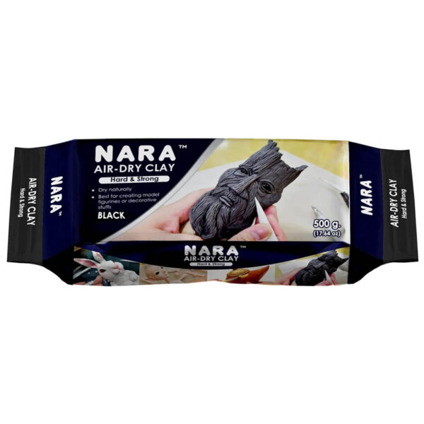 Nara Air Hardening Clay 500g - Black