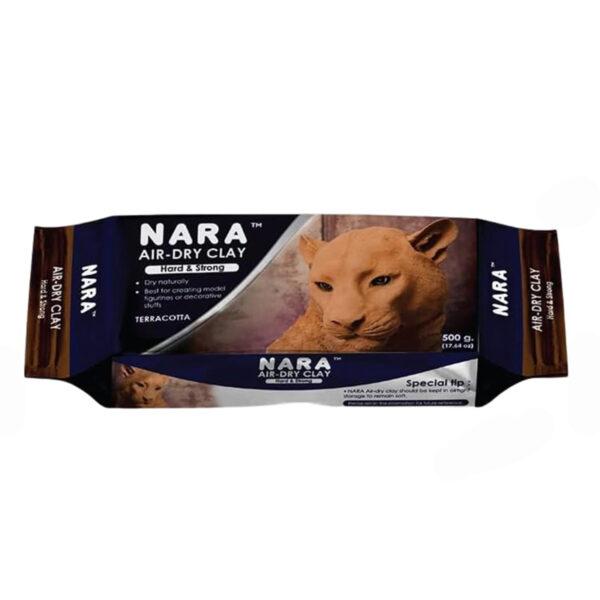 Nara Air Hardening Clay 500g - Terracotta