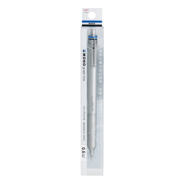 Tombow Mono Graph Fine Mechanical Pencil 0.5mm Silver DPA-112A