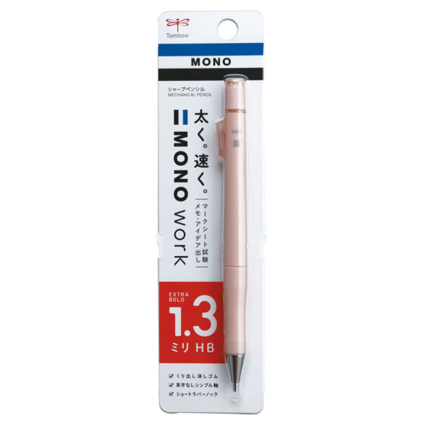 Tombow Mono Work Mechanical Pencil 1.3mm Pink DPA-151E