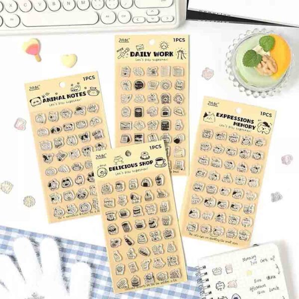 ZABC Clear Silicone Stamp Cute House Series MQXW-4